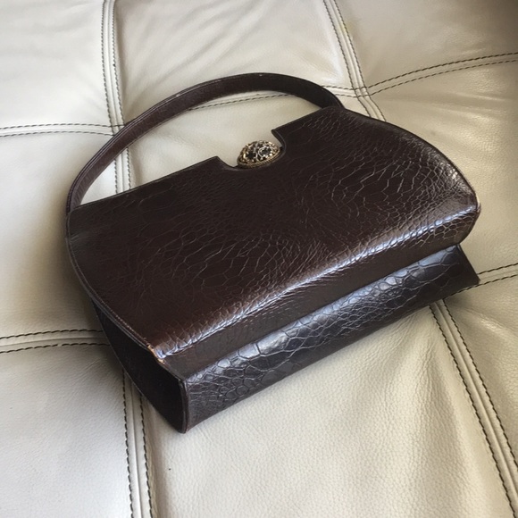 Vintage brown leather bag - Picture 8 of 8